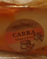 Queso de cabra semicurado con pimentón