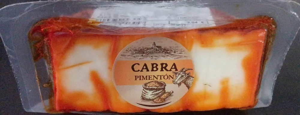 Queso de cabra semicurado con pimentón