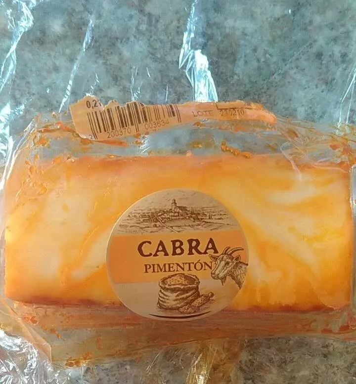 Queso cabra pimentón