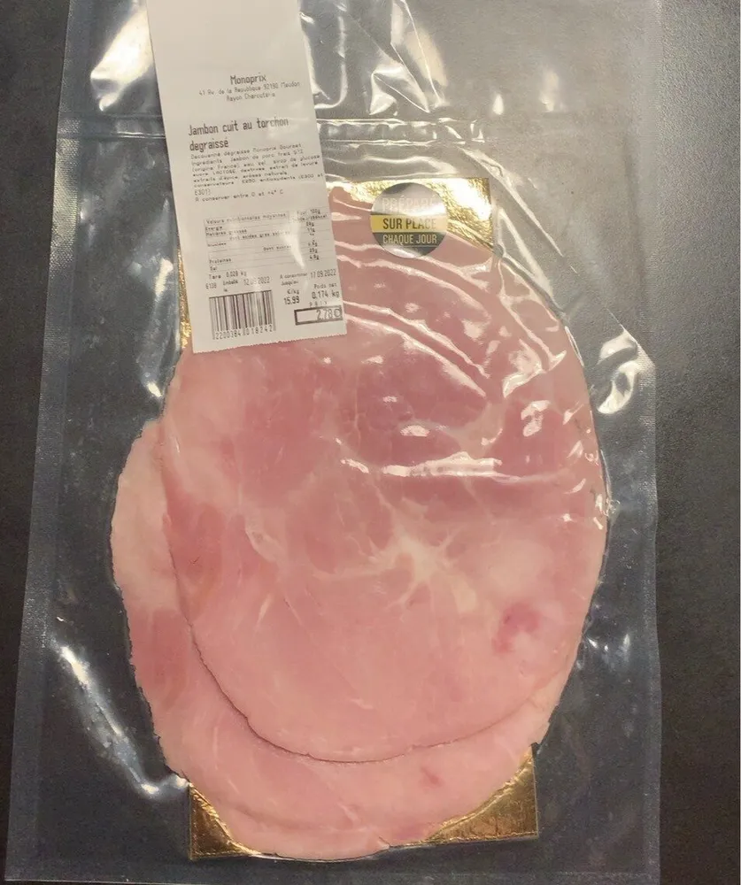 Jambon cuit au torchon