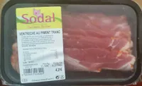 Ventrèche au piment tranchée