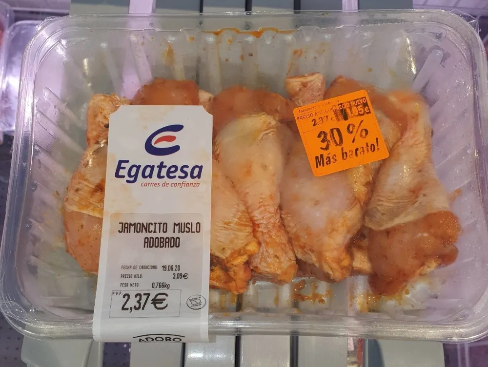 Jamoncitos muslo adobado