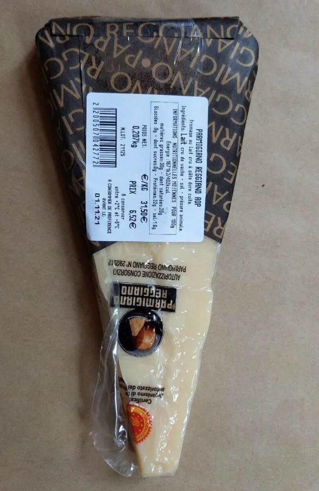 Parmigiano reggiano AOP
