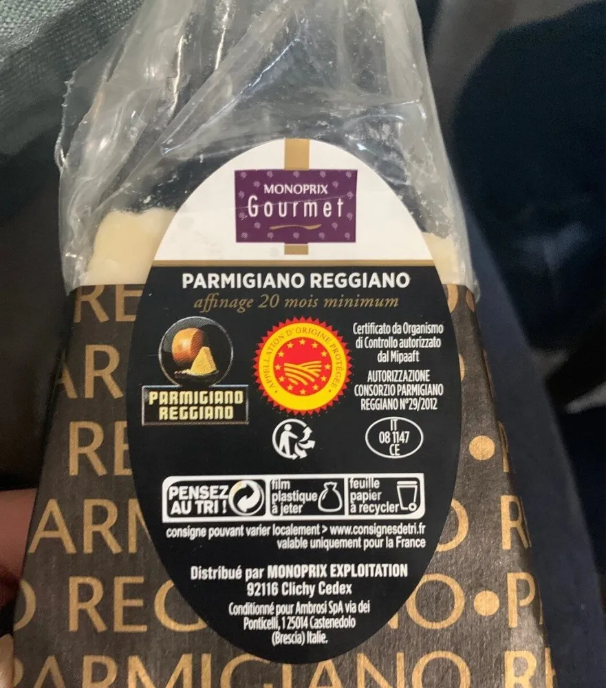 Parmigiano reggiano aop
