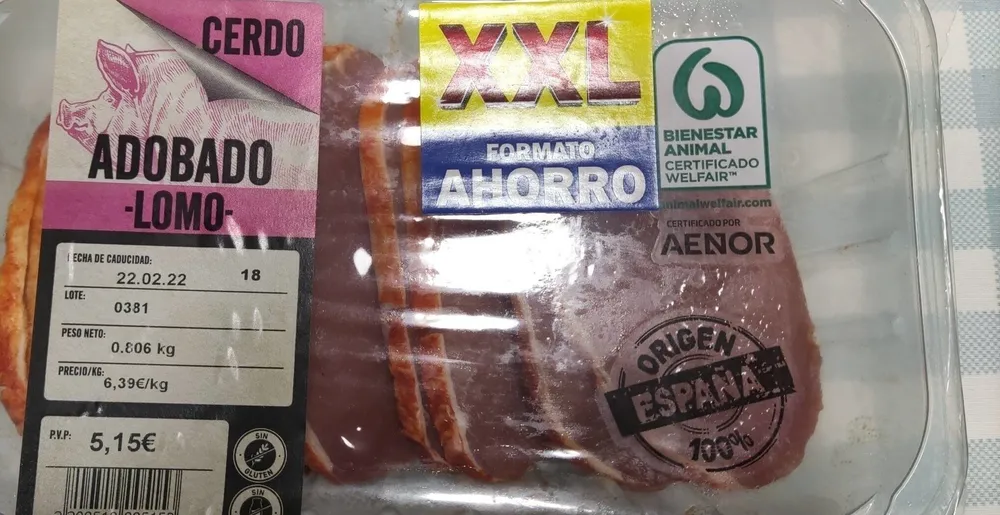 Lomo adobado de cerdo