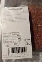 Bœuf hamburger