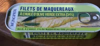 Filets de maquereaux à l’huile d’olive vierge extra (34 %)