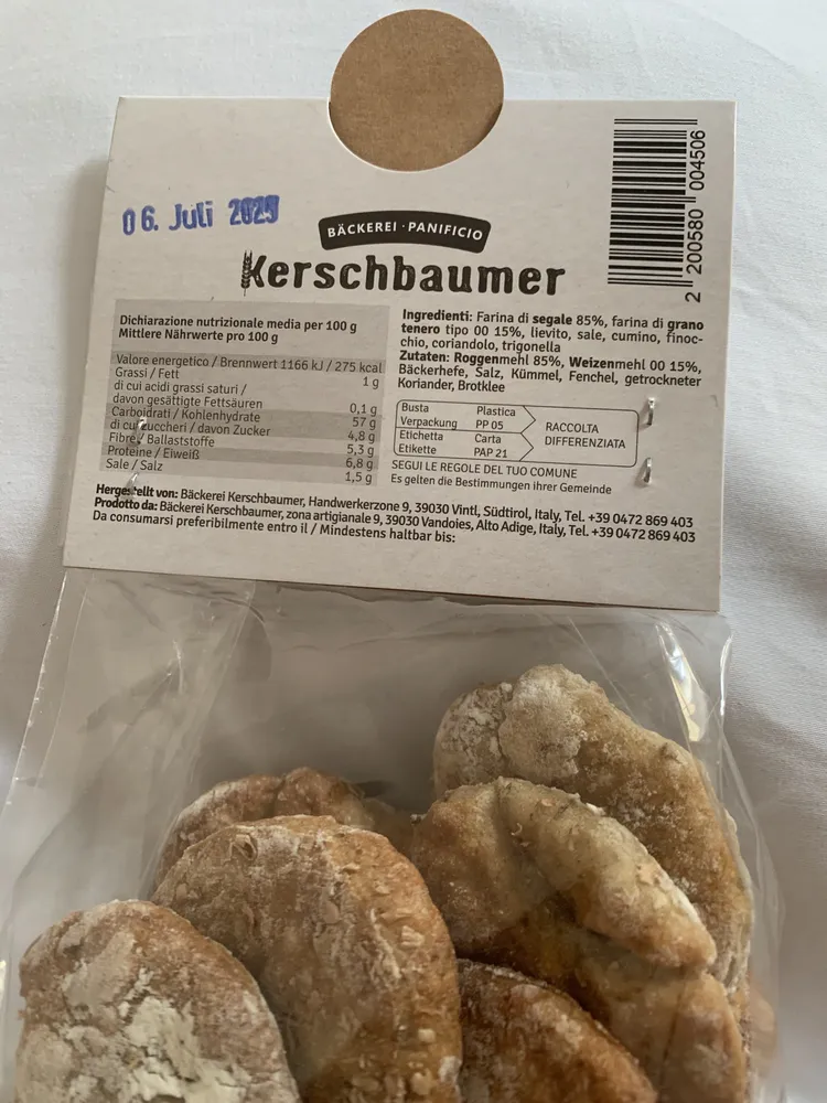 Mini Schüttelbrot Croccantini alla segale