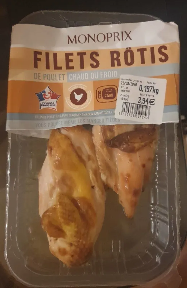 Filets rôtis