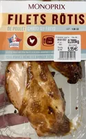 Filets rotis de poulet chaud froid