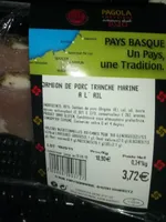 Jambons de porc tranche marinée a l'ail
