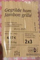 Gegrilde Ham