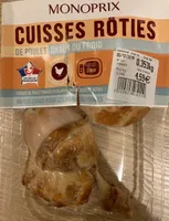 Cuisses roties de poulet chaud ou froid