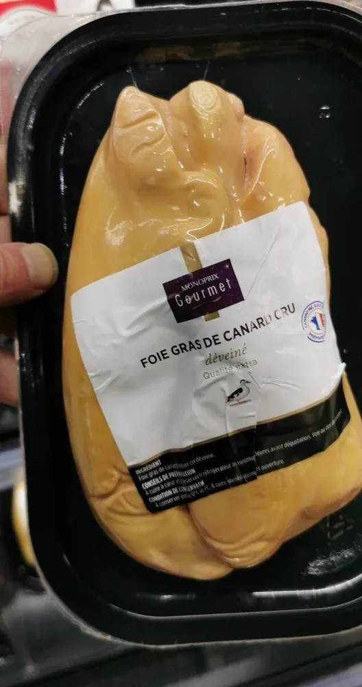 Foie gras de canard cru