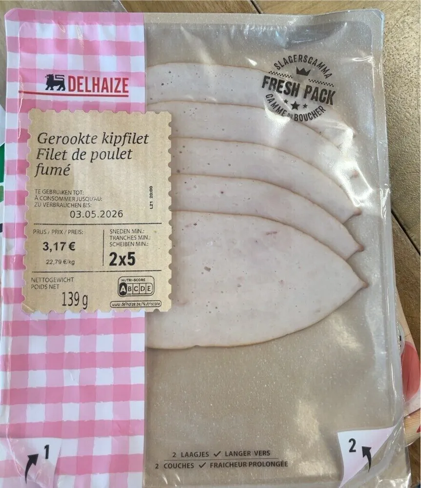 Filet de poulet fumé