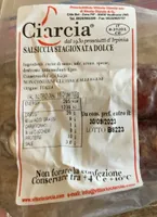 Salsiccia stagionata dolce