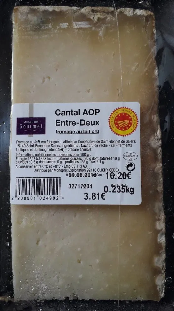 Cantal AOP Entre Deux