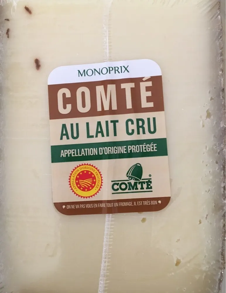 Comte au lait cru