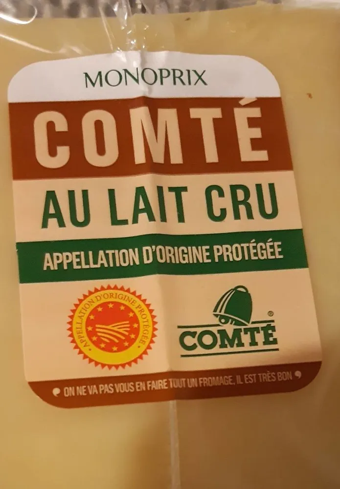 Comte au lait cru