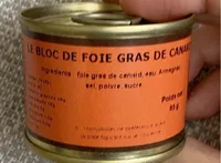 Bloc de foie gras de Canard