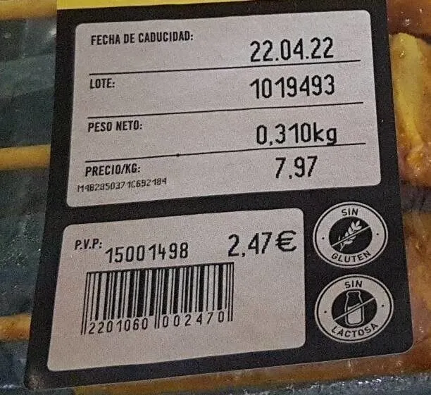 Pinchos adobados de pollo