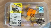 Pinchos adobados pollo