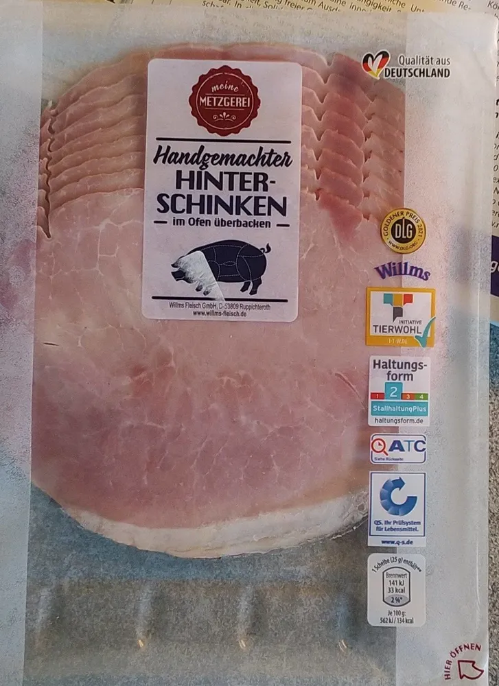 Handgemachter Hinterschinken im Ofen gebacken