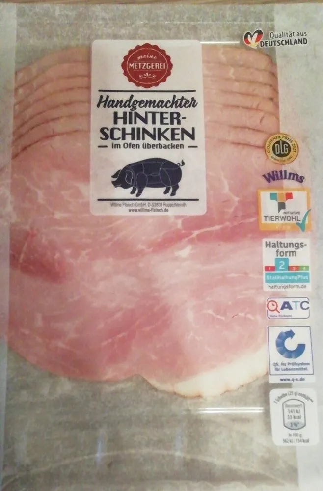 Handgemachte Hinterschinken