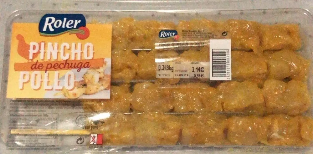 Pincho de pechuga pollo