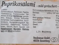 Paprikasalami mild geräuchert