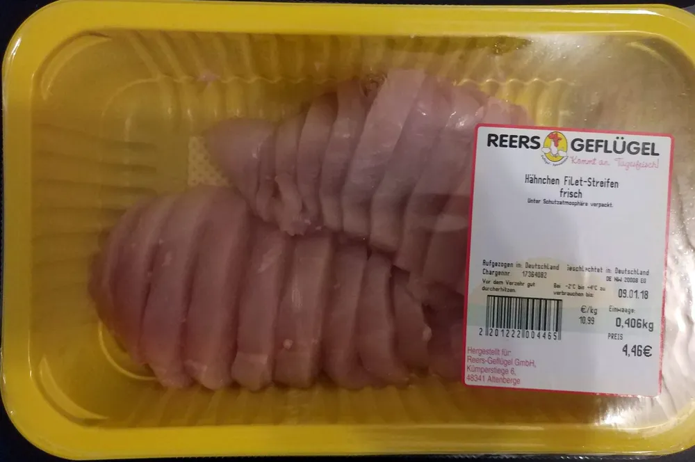 Hähnchen Filet-Streifen frisch