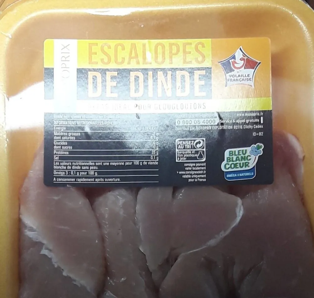 Escalopes de dinde