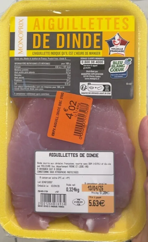 Aiguillettes De Dinde