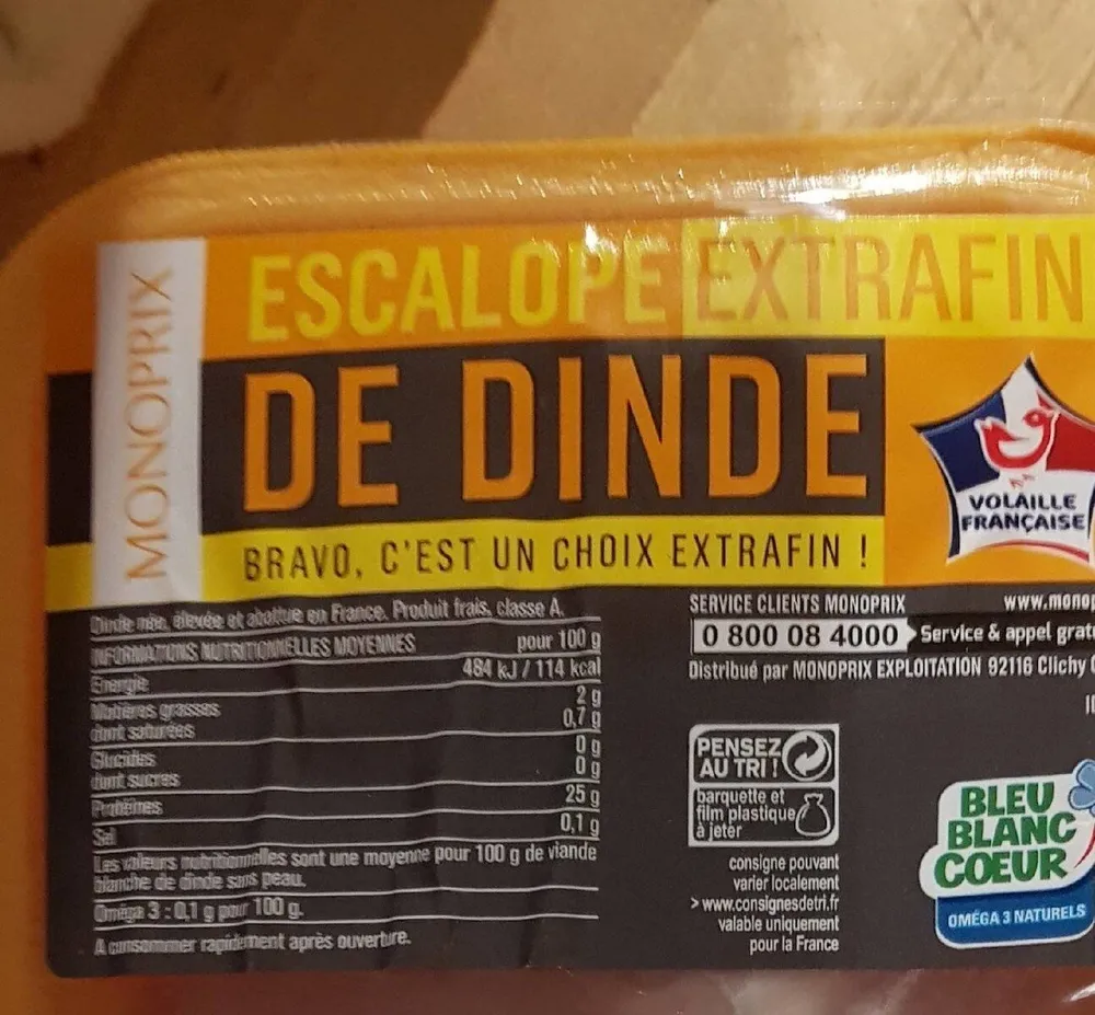 Escalope de poulet