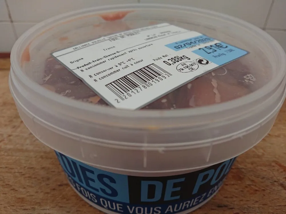 Foies de poulet