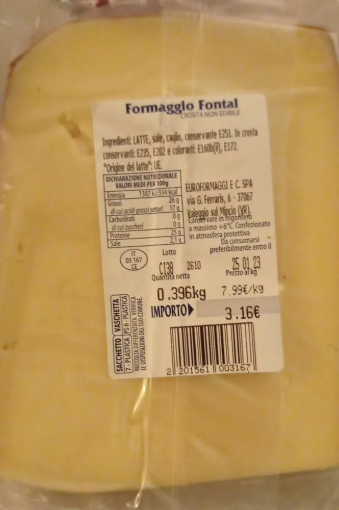 Formaggio Fontal