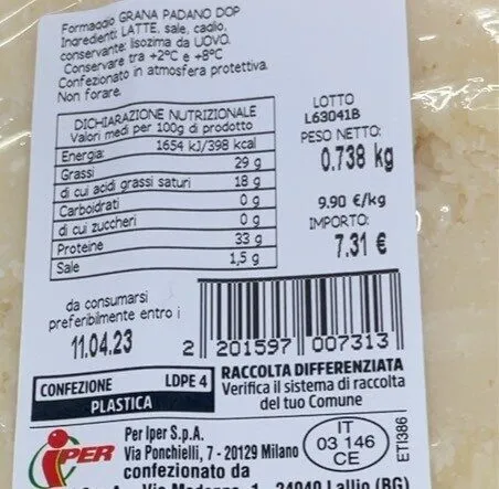 Grana padano dop