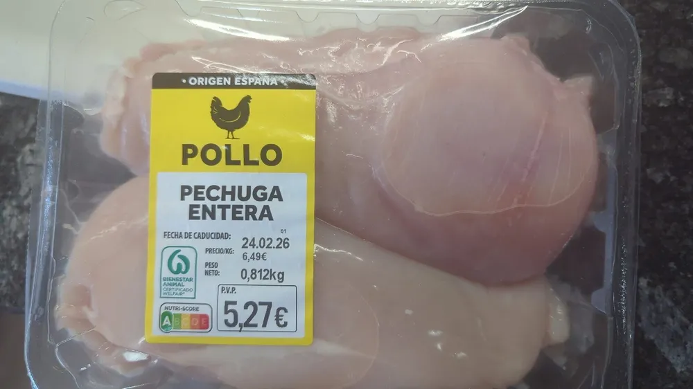 Pechuga De Pollo Entera