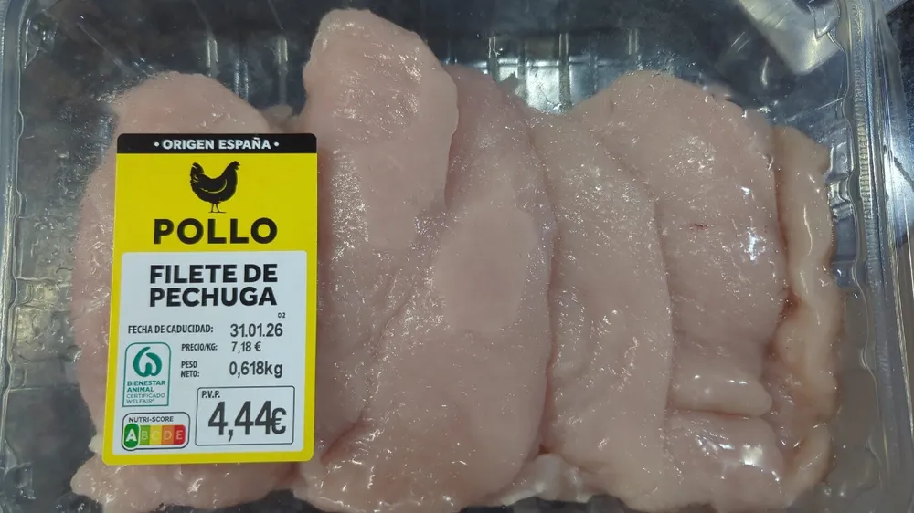Filetes De Pechuga De Pollo (Lidl)