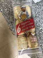 6 Baguettes pré-cozidas - Pão de Trigo