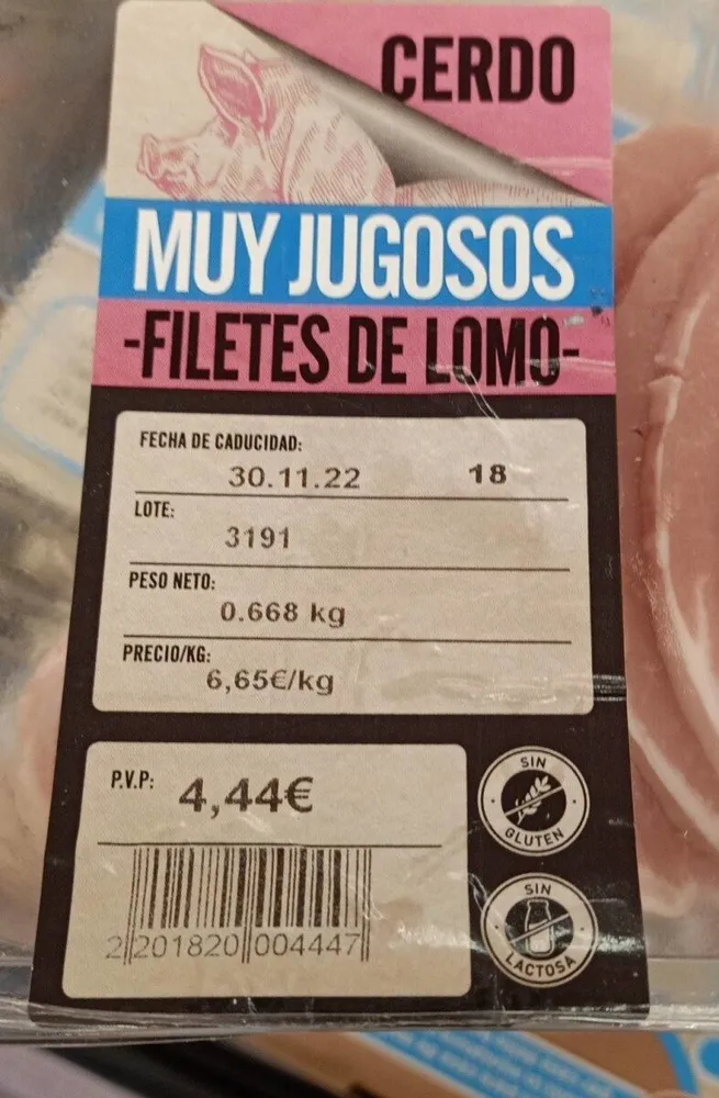 Filetes de lomo