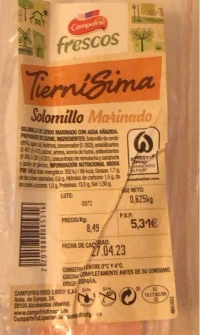 Solomillo de cerdo