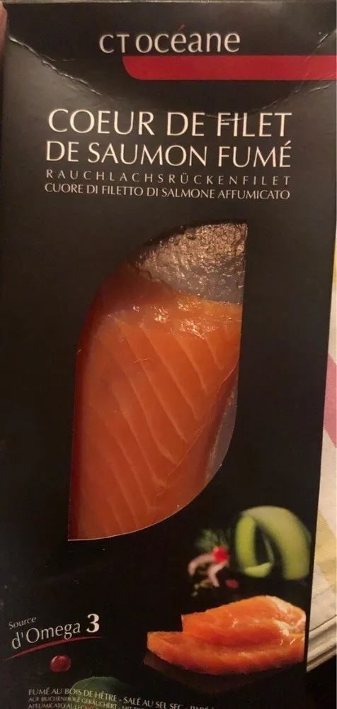 coeur de filet de saumon fumé