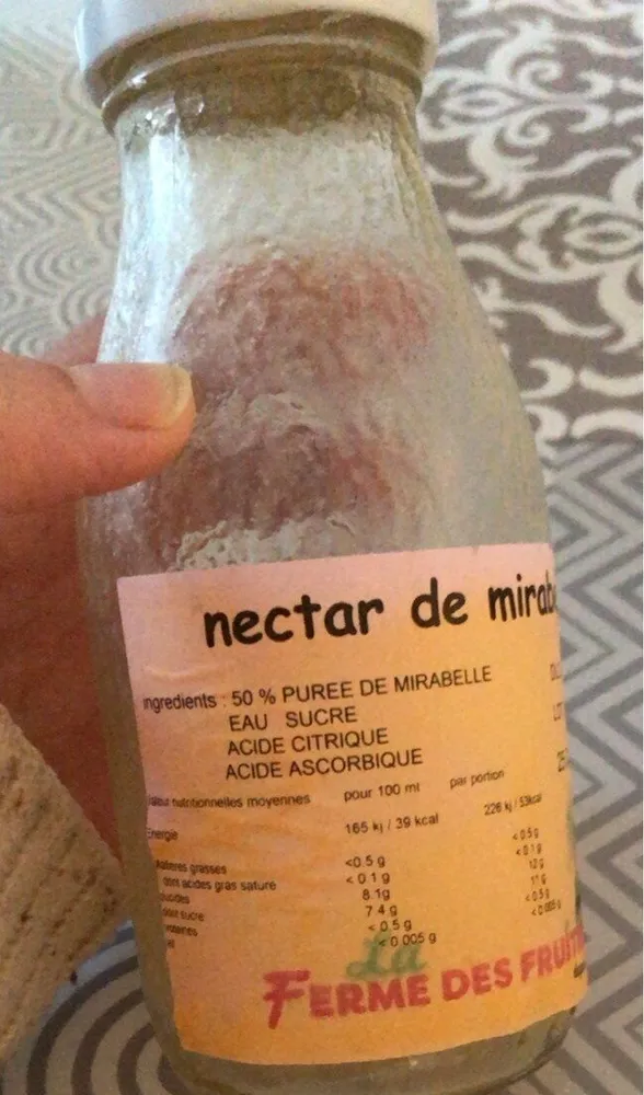 Nectar de mirabelle