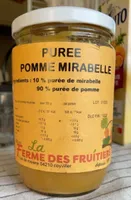 Purée pomme mirabelle