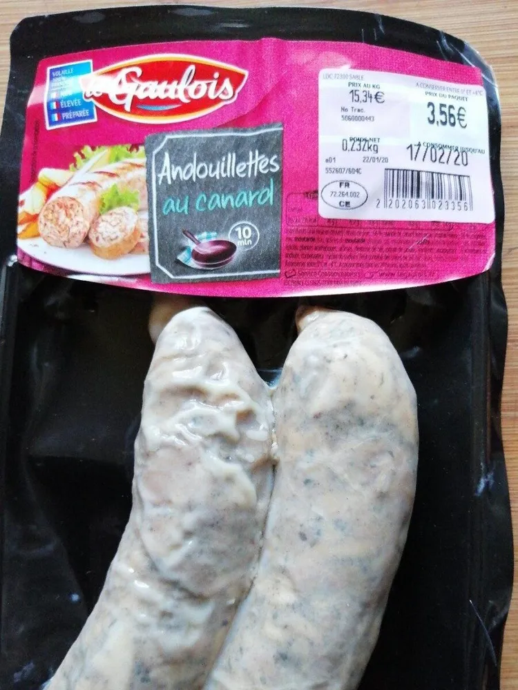 Andouillettes de canard