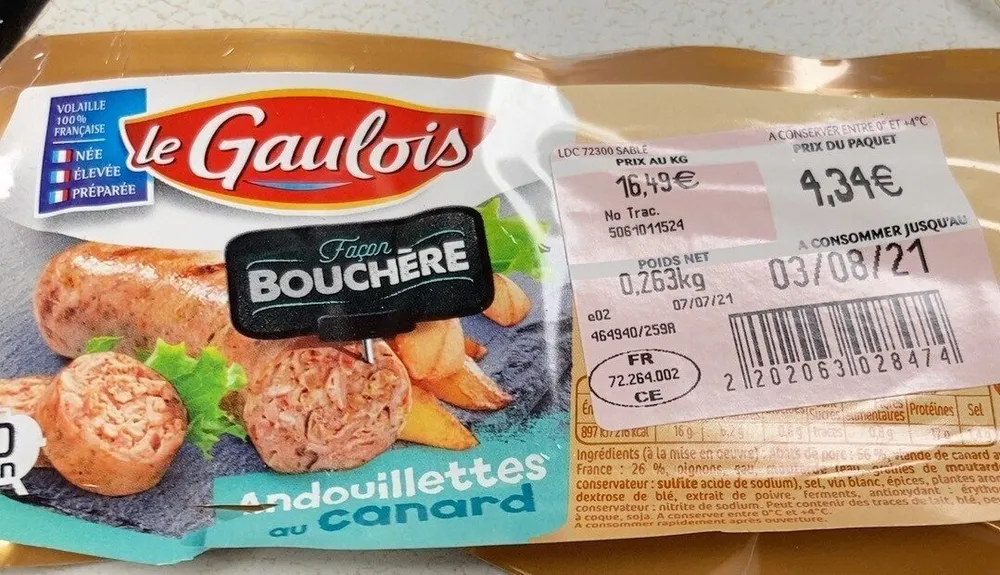 Andouillettes au canard