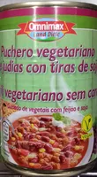 Puchero vegetariano de judías con tiras de soja