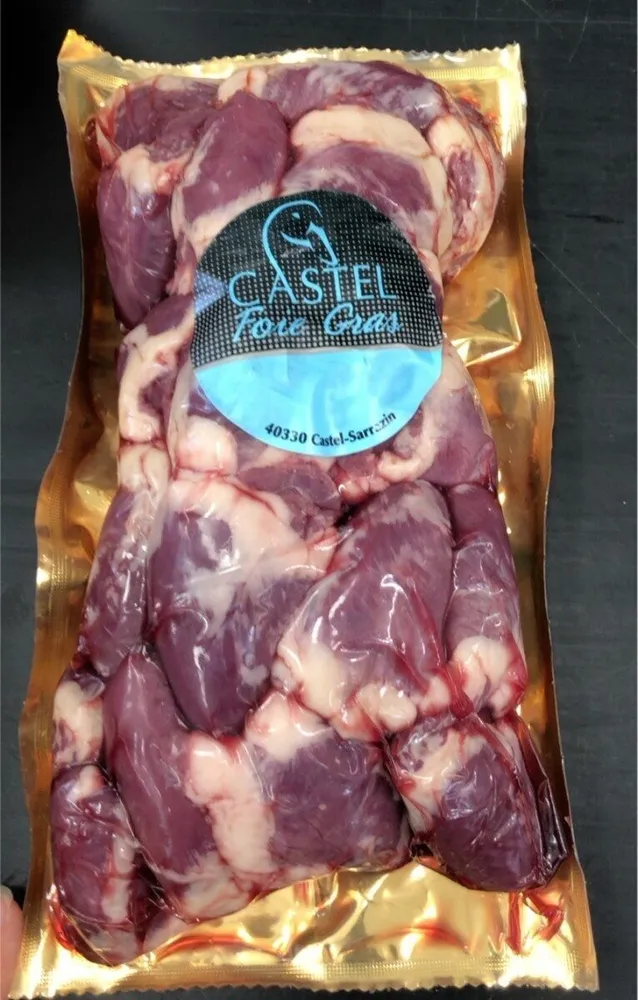 Coeur de canard gras