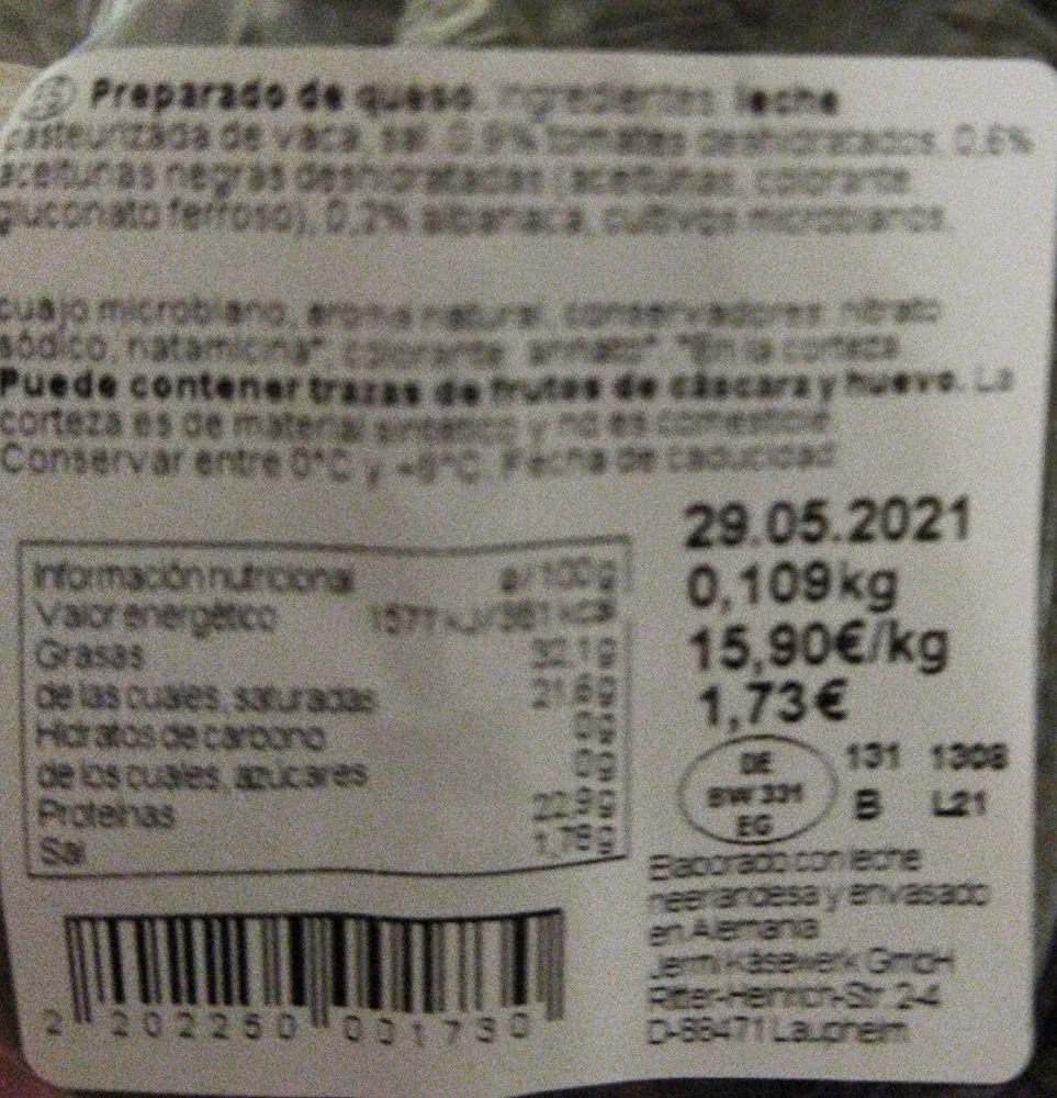 Mediterráneo con tomate, olivas i albahaca